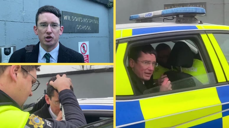 Artikelbild för artikeln: VIDEO: Lärare som vägrar använda trans-pronomen grips av polis