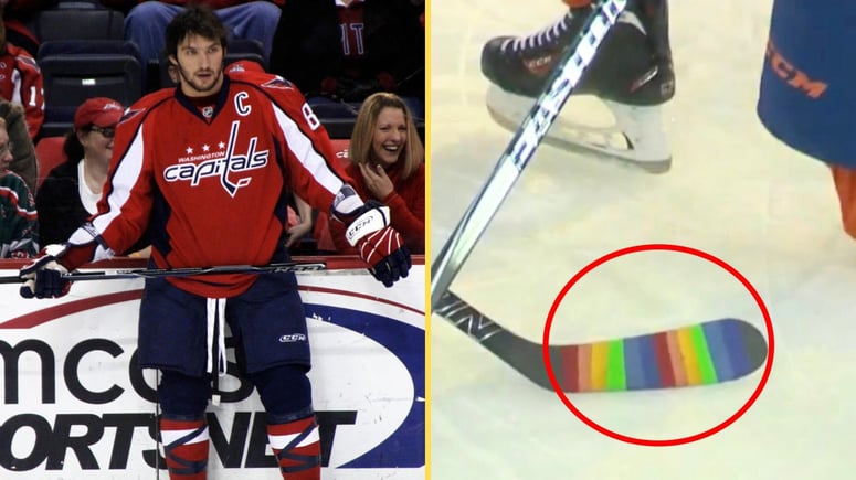 Artikelbild för artikeln: NHL-laget höll "Pride-kväll" med regnbågsklubbor - då bojkottade spelarna