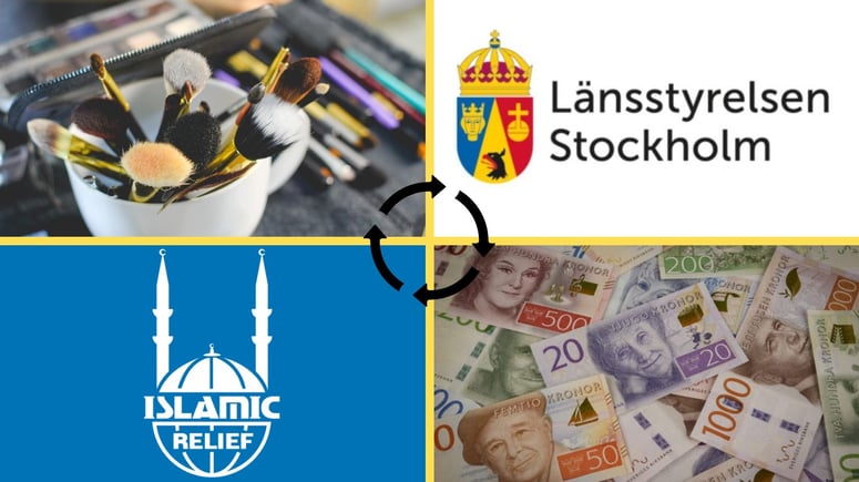 Artikelbild för artikeln: Islamic Relief beviljades nära en miljon för sminkkurs för asylsökande