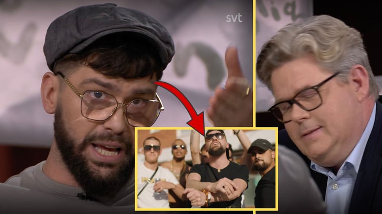 Artikelbild för artikeln: Ge barnsoldater "en kram" och straff är fascism - här är artisten som SVT bjöd in för att läxa upp Tidöregeringen