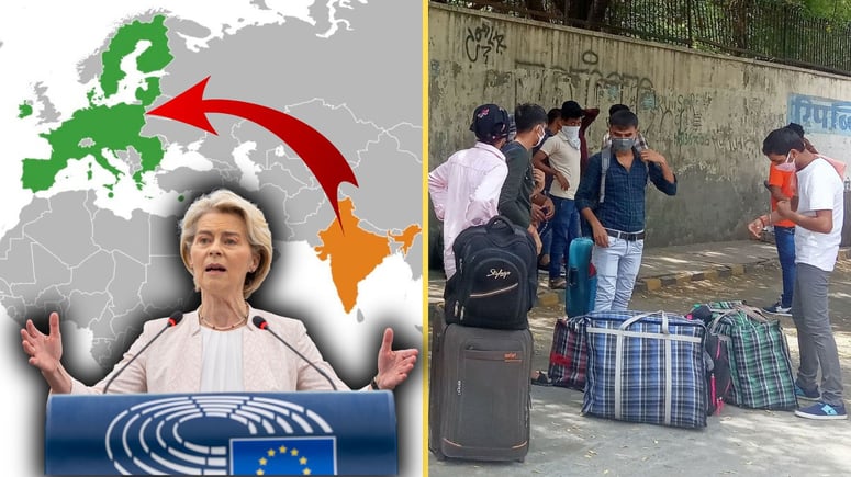 Artikelbild för artikeln: EU och Indien i stort handelsavtal - öppnar för massiv invandring