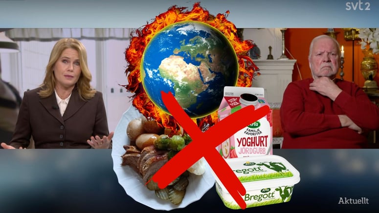 Artikelbild för artikeln: SVT-draget när pensionärer får indragen mat: "Bra ur klimatsynpunkt"
