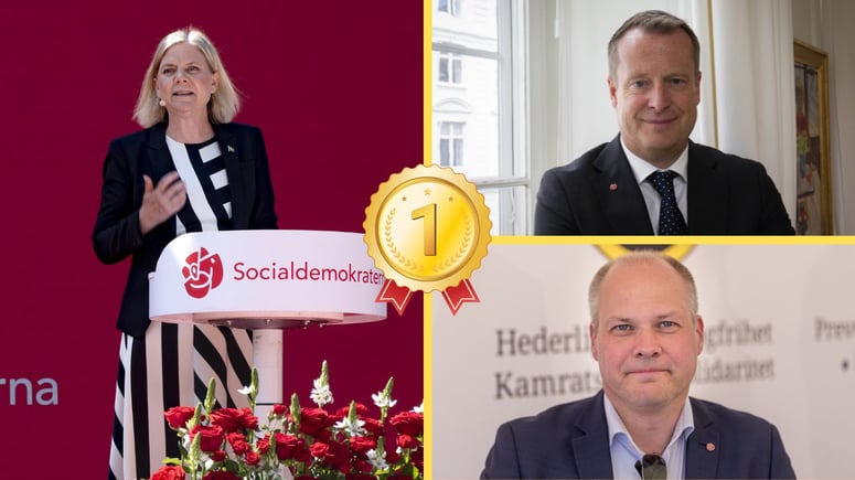 Artikelbild för artikeln: Svenska folket: Socialdemokraterna har bästa politiken