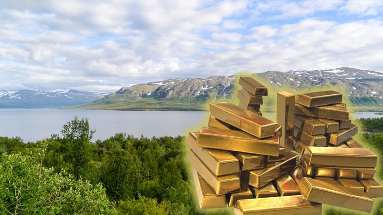 Artikelbild för artikeln: Stort guldfynd i Sverige kan bli landets största guldgruva