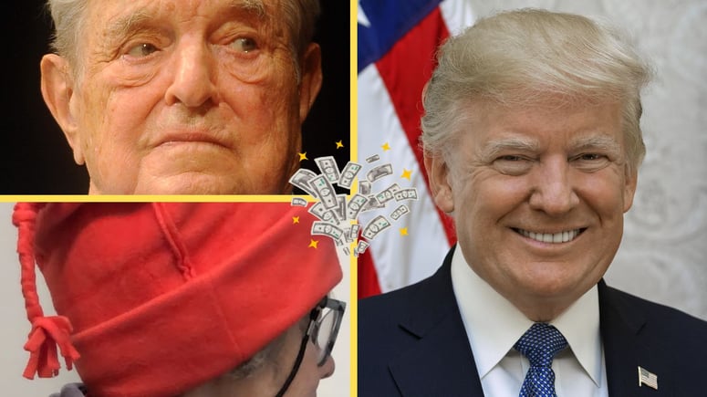 Artikelbild för artikeln: SR-kampanjen om Evas stickade röda mössor mot ICE kopplas till Soros