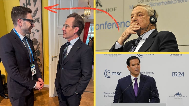 Artikelbild för artikeln: Kristersson i möte med Soros: "Avgörande ögonblick"