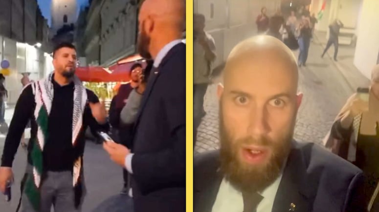 Artikelbild för artikeln: Palestina-aktivister åtalas: Förföljde Carl-Oskar Bohlin