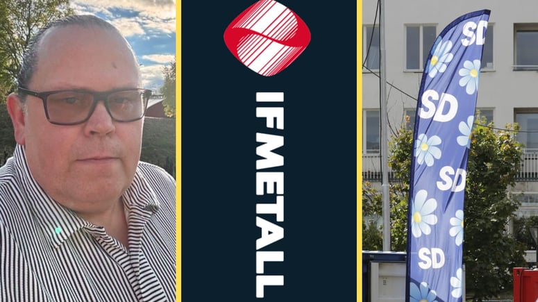 Artikelbild för artikeln: SD-politiker blir av med uppdrag IF Metall: "Alla människors lika värde"
