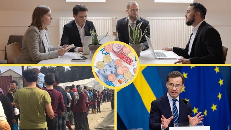 Artikelbild för artikeln: Jurister attackerar Tidöregeringen - vill fortsätta tjäna pengar på migrationsindustrin