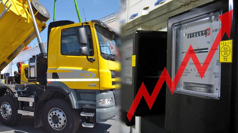 Artikelbild för artikeln: Åkeriet ställde om till grönt - straffas med skyhöga elnätsavgifter