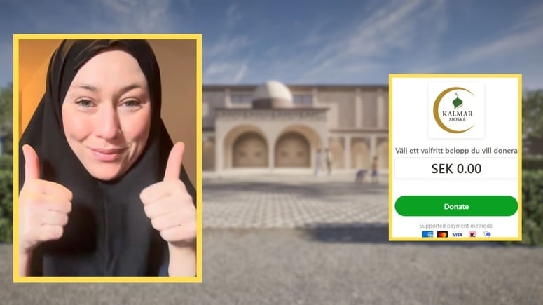 Artikelbild för artikeln: SVT-profil samlar in pengar till moské och hånar svenskar