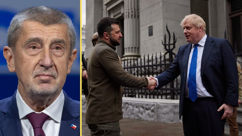 Artikelbild för artikeln: Tjeckiens premiärminister: Boris Johnson blockerade fredsavtal mellan Ukraina och Ryssland 2022