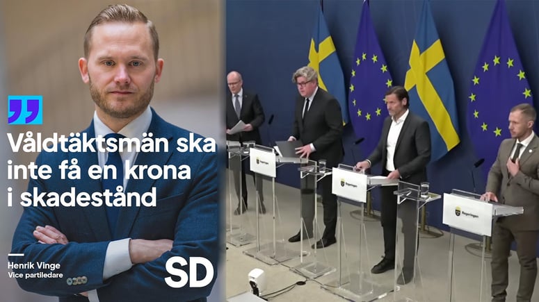 Artikelbild för artikeln: Tidöpartierna förenklar ersättning till brottsoffer