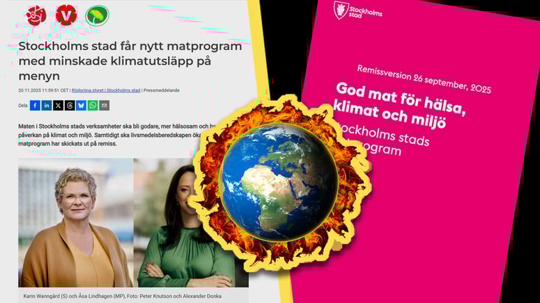 Artikelbild för artikeln: Rödgrönas satsning: Äldre och skolbarn ska rädda planeten via tallriken