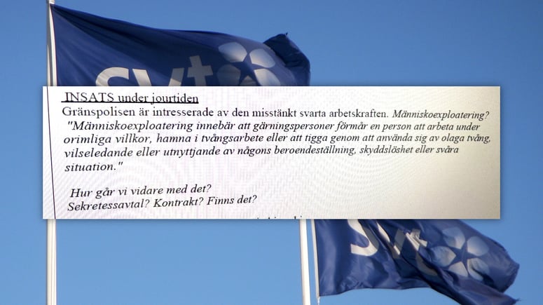 Artikelbild för artikeln: SVT-profil misstänktes utnyttja migranter för egen vinning