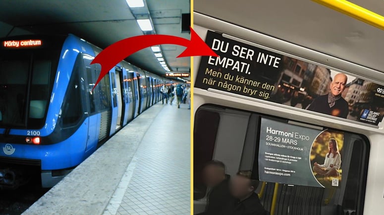 Artikelbild för artikeln: Terrorkopplade Islamic Relief annonserar i kollektivtrafiken