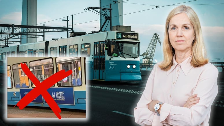 Artikelbild för artikeln: Efter Samnytts artikel: Västtrafik tar ned Islamic Relief-reklamen