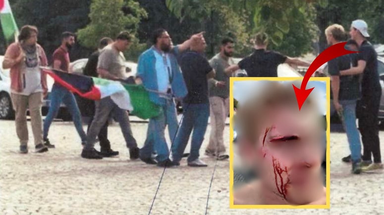 Artikelbild för artikeln: Palestinaaktivister misshandlade svenskar vid demonstration: "De sa rasistiska saker"