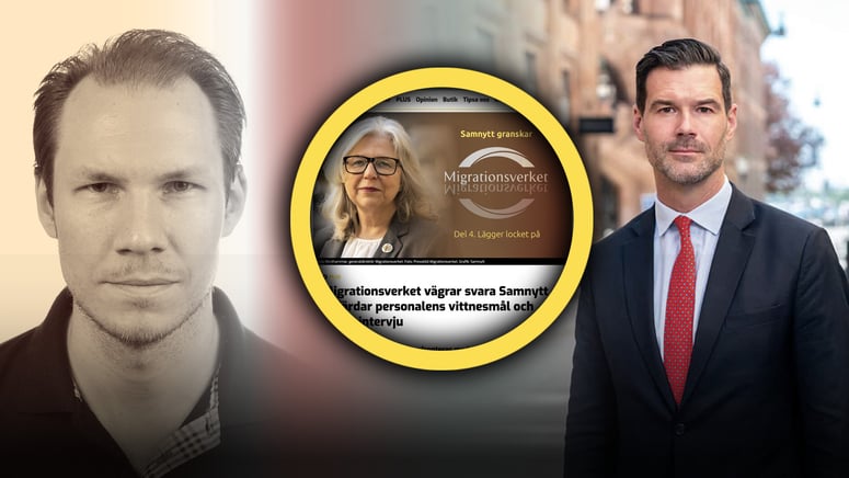 Artikelbild för artikeln: Efter Samnytts artikelserie: SD pressar regeringen om larmen från Migrationsverket