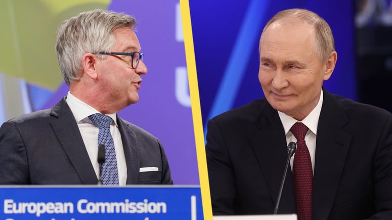 Artikelbild för artikeln: EU:s migrationskommissionär: Invandringen är Putins fel