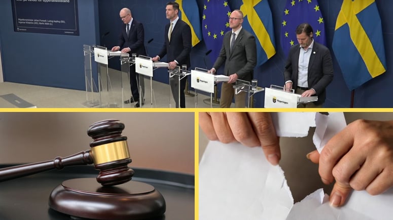 Artikelbild för artikeln: Tidöregeringen vill göra det lättare att dra in uppehållstillstånd