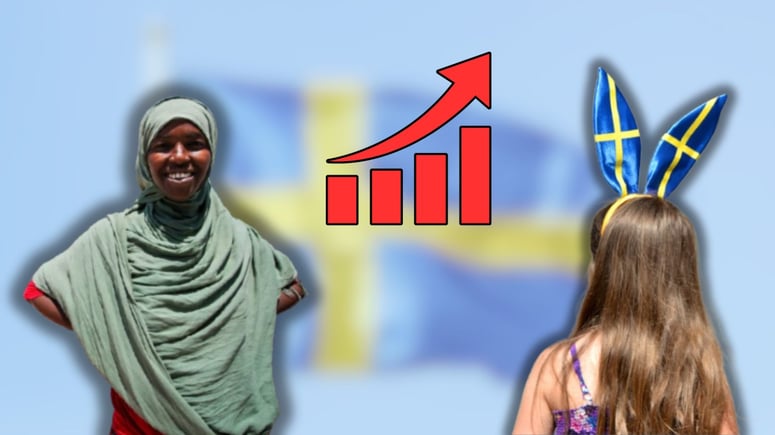 Artikelbild för artikeln: Så stor andel av Sveriges befolkning har nu utländsk bakgrund