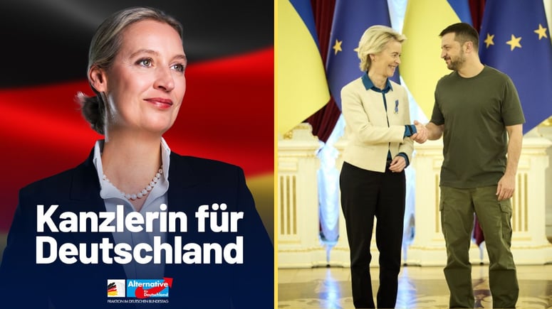 Artikelbild för artikeln: AFD-ledaren kritiserar EU: "De staplar skulder och skickar otaliga miljarder till en av de mest korrupta regimerna på jorden"