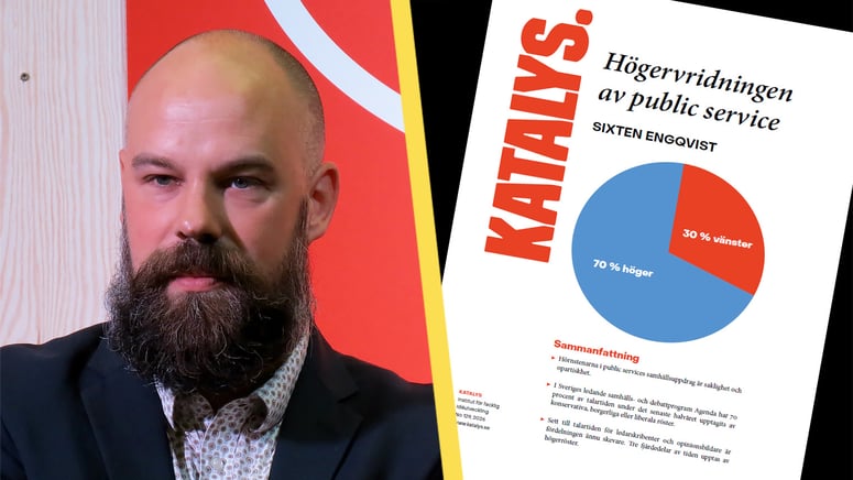 Artikelbild för artikeln: Kritik mot S-kopplad tankesmedja: Vilseleder om SVT:s politiska slagsida
