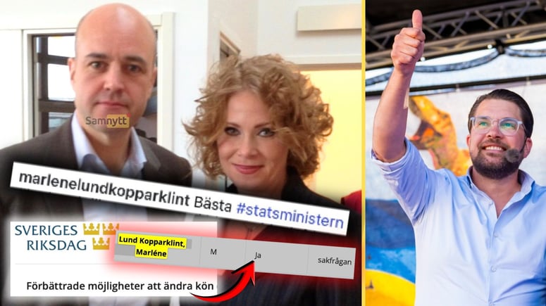 Artikelbild för artikeln: Reinfeldt-moderat nazistämplade SD och röstade ja till könsbyteslagen – nu är hon SD:s toppkandidat under Åkesson