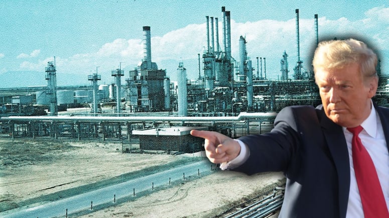 Artikelbild för artikeln: Trump: "För att vara ärlig - min favoritsak är att ta oljan i Iran"