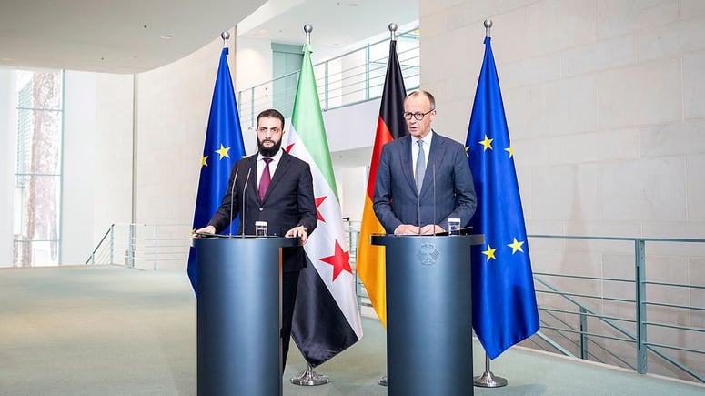 Artikelbild för artikeln: Merz vill att majoriteten av syrier lämnar Tyskland