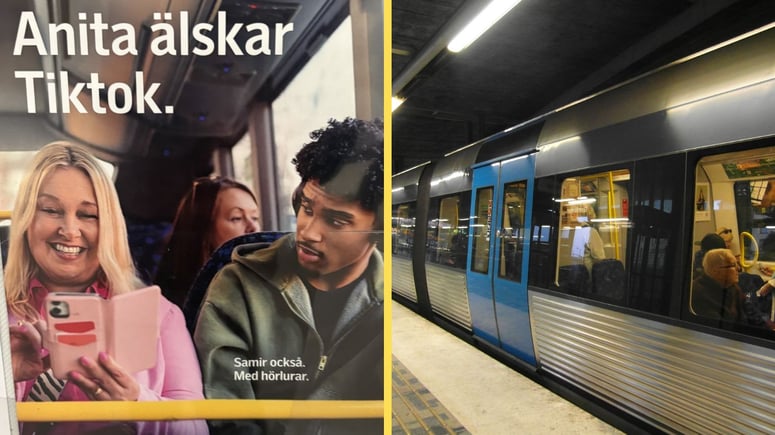 Artikelbild för artikeln: SL-kampanj: Svenskar stör i kollektivtrafiken