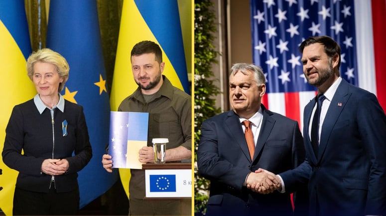 Artikelbild för artikeln: USA:s vicepresident JD Vance: EU och Ukraina försöker påverka valet i Ungern