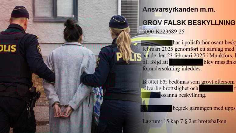 Artikelbild för artikeln: Ville läxa upp mannen och anklagade för våldtäkt – nu döms kvinnan