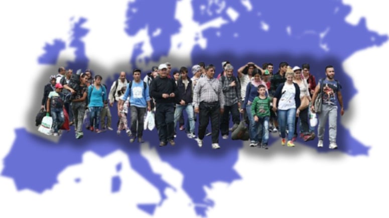 Artikelbild för artikeln: Rekordhögt antal invandrare i Europa