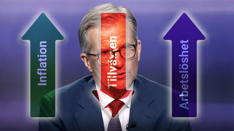 Artikelbild för artikeln: Thedéen varnar för stagflation – och kritiserar bankernas räntehöjningar