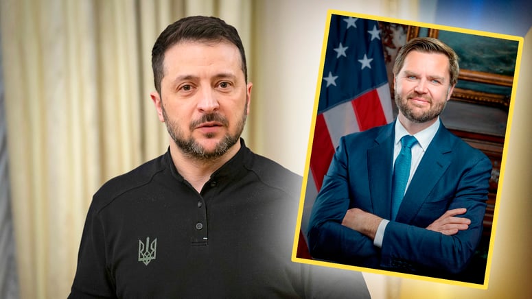 Artikelbild för artikeln: Zelenskyj till angrepp mot Vance efter Ukraina-stoppet: ”Hjälper Ryssland”