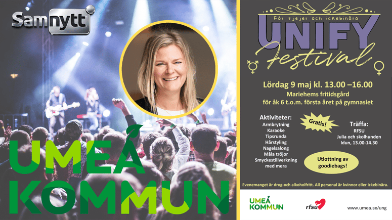 Artikelbild för artikeln: Umeå kommun anordnar "mansfri" ungdomsfestival - endast för flickor och "icke-binära"