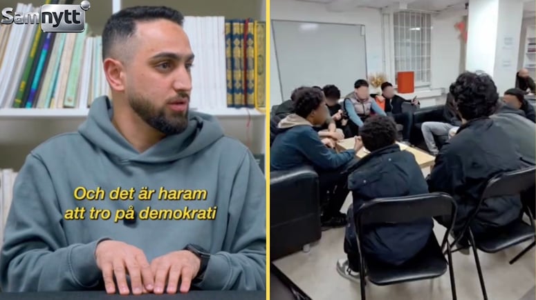 Artikelbild för artikeln: Islamexperten föreläser för ungdomar i Sverige: "Demokrati är stor haram"
