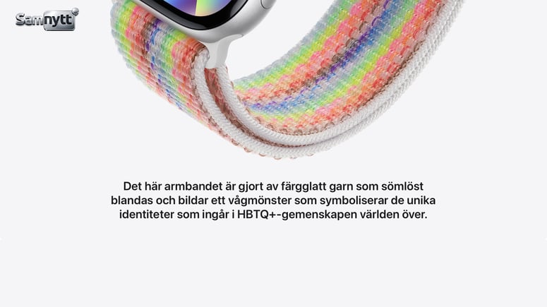 Artikelbild för artikeln: Pride-hysterin: Nu lanserar Apple HBTQ+-armband