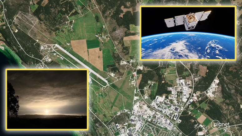 Artikelbild för artikeln: Sveriges första militära satellit i gång – ska spana på Ryssland