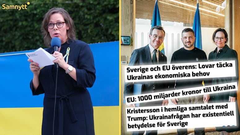 Artikelbild för artikeln: Efter 1 000 miljarder till Ukraina: Tidöregeringen oroas att länder slutar skänka pengar och vapen