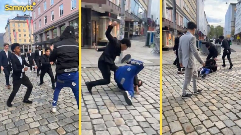 Artikelbild för artikeln: Efter brutala misshandeln på öppen gata - media kör snyfthistoria om hot och rasism mot gänget