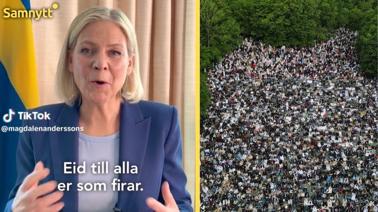 Artikelbild för artikeln: Muslimer och Socialdemokraterna firar Eid - "Det liknar som att vi är hemma"