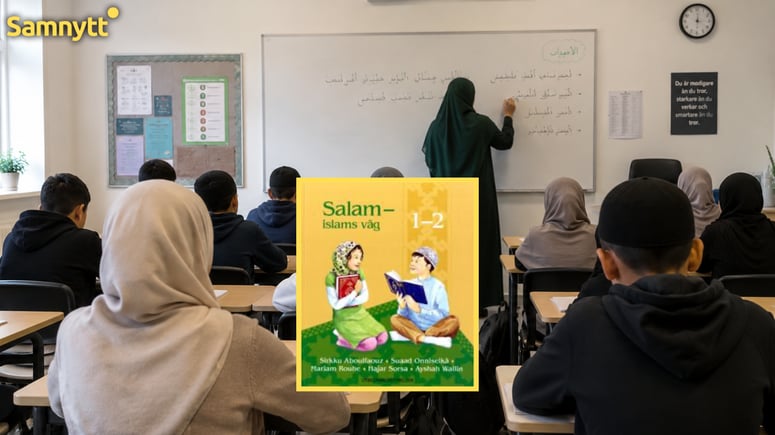 Artikelbild för artikeln: Islamisk propaganda i skolan - läroböcker tilläts under 15 år