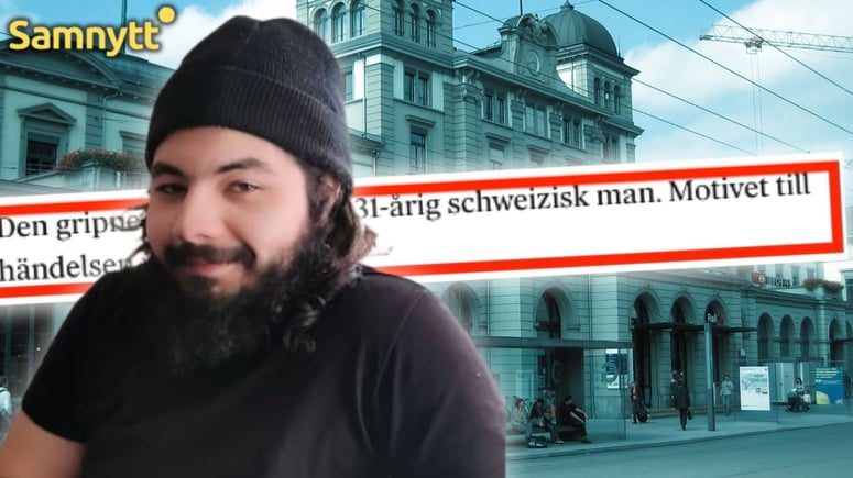 Artikelbild för artikeln: Här är svenska mediers ”schweizare” – skrek ”Allahu akbar” och knivhögg flera framför barn