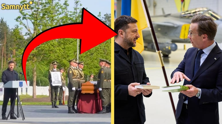 Artikelbild för artikeln: Från nazikollaboratörens begravning raka vägen till 16 JAS Gripen - gratis av Kristersson