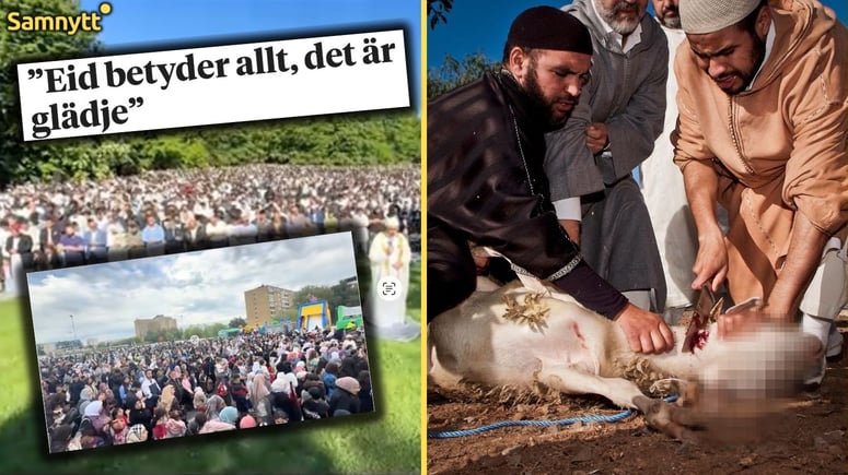 Artikelbild för artikeln: Mediernas skönmålning av muslimska högtiden: "Glädje"