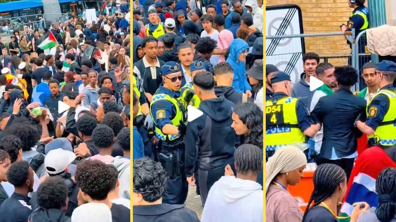 Artikelbild för artikeln: VIDEO: Studentfirande i nya Göteborg - polisen fick ingripa