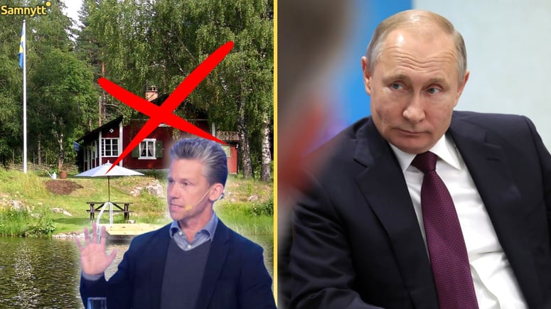 Artikelbild för artikeln: Ny lag: Staten ska kunna tvångsköpa SVENSKARS hus - hänvisar till ryskt hot